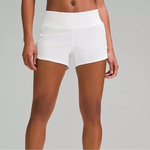 Lululemon Speed Up Shorts White EUC